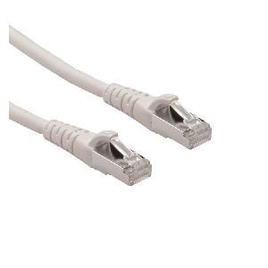 ROLINE Patchkabel S/FTP PiMF Cat. 6a grau 0.5m - Cable - Network